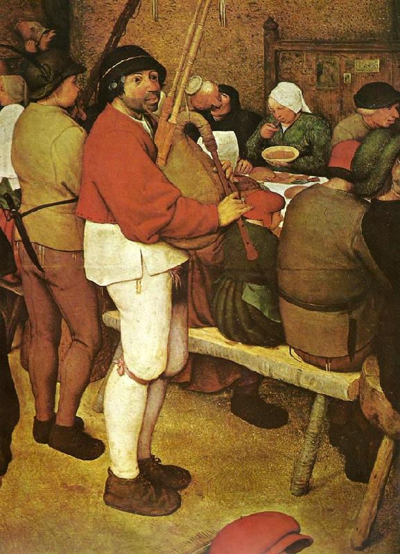Pieter Bruegel detalj fran bondbrollopet Germany oil painting art
